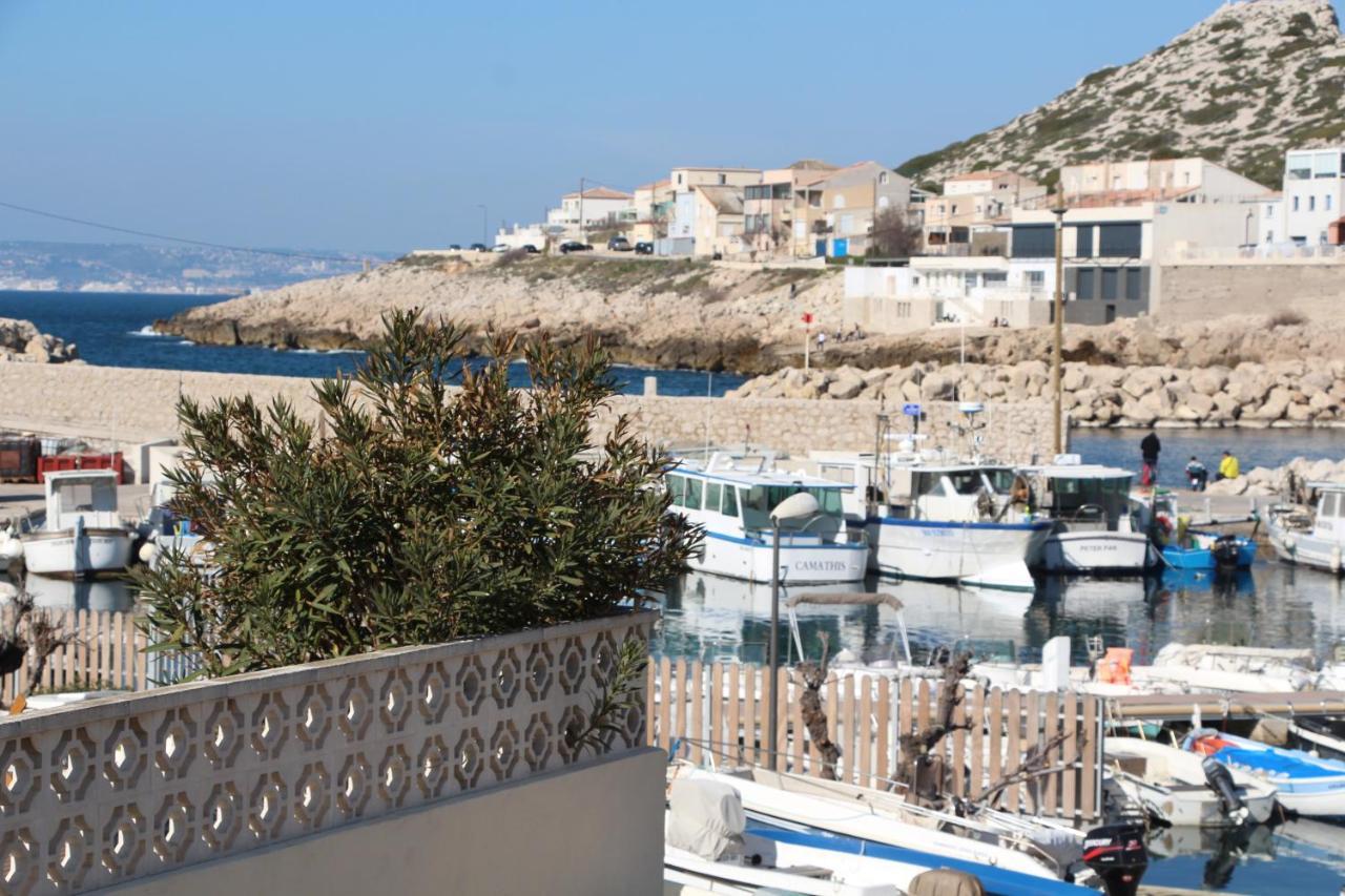 Charmant Cabanon Aux Goudes A Marseille Avec Vue Mer Exterior photo